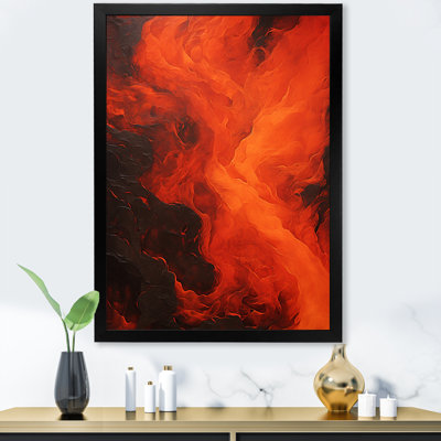 Volcanic Tachisme Fusion 4 - Tachisme Wall Art