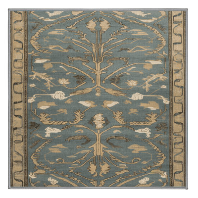 Tapis brun lavable à la machine