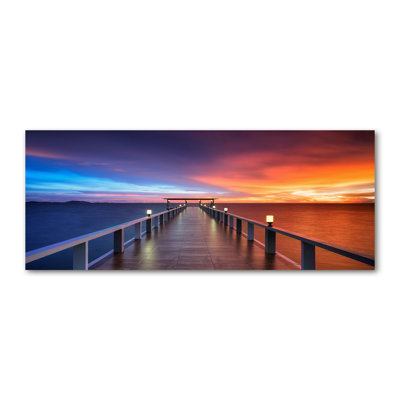 Wooden Bridge - No Frame Print on Canvas