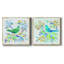 Oiseau Chanteur I - Ensemble de 2 toiles tendues-269176002
