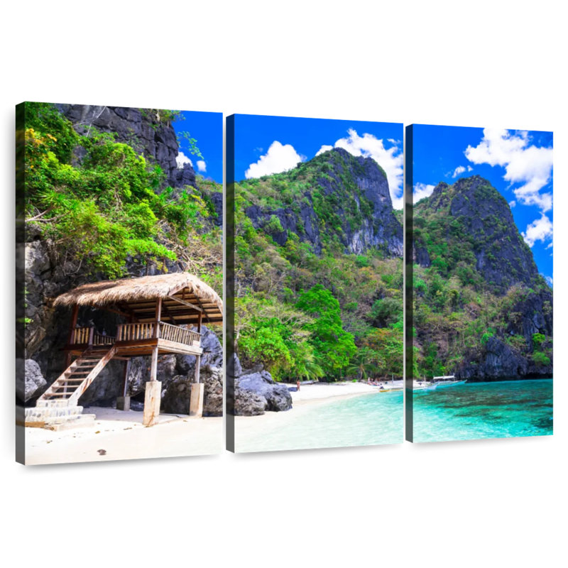 Plage Gillard El Nido Pristine, H 32 po x l 50 po