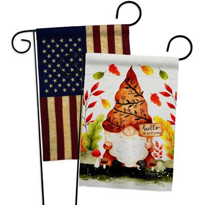 Double Sided 18.5'' H x 13'' W Polyester Garden Flag