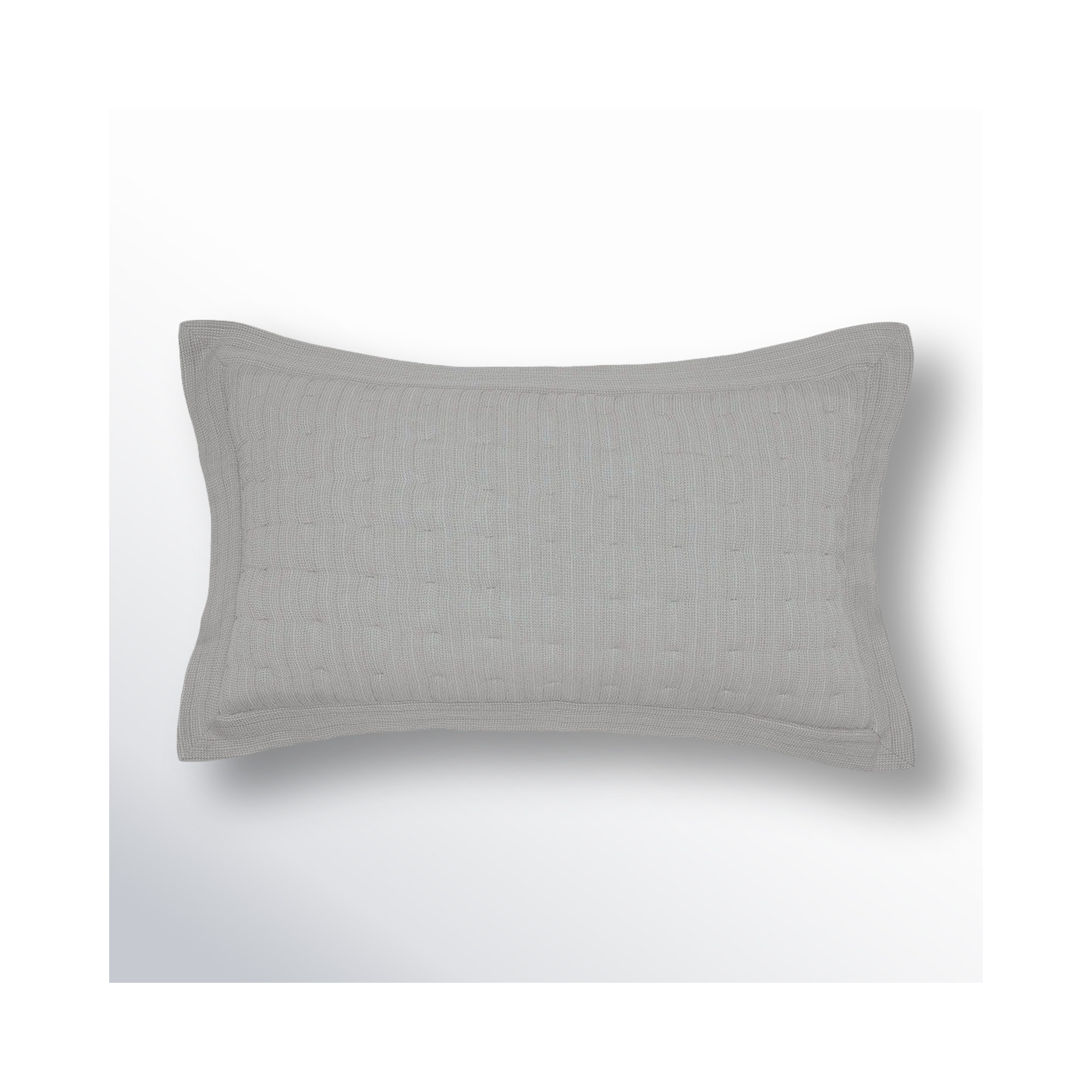 Natasha 100% Cotton Envelope Sham, Standard/Twin, Shale