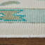 Karina Hand Knotted Wool Oriental Area Rug in Ivory/Green/Gray/Blue-1267223941