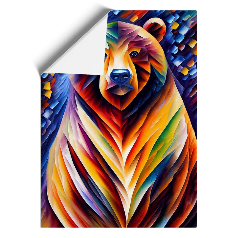 XV1022-3555X Portrait Of A Bear No.4 - - Wall Art, 42cm H x 29.7cm W, Paper, No Matte