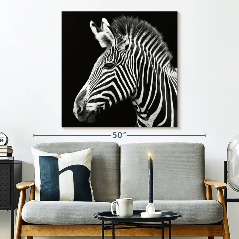 Brampt Zebra Stripes Pattern III, 33" H x 33" W