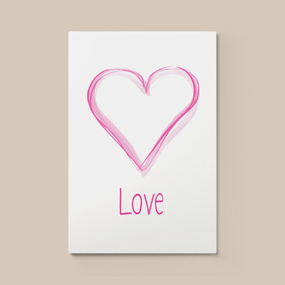 «Heart» par Katrina Craven - impression sur toile