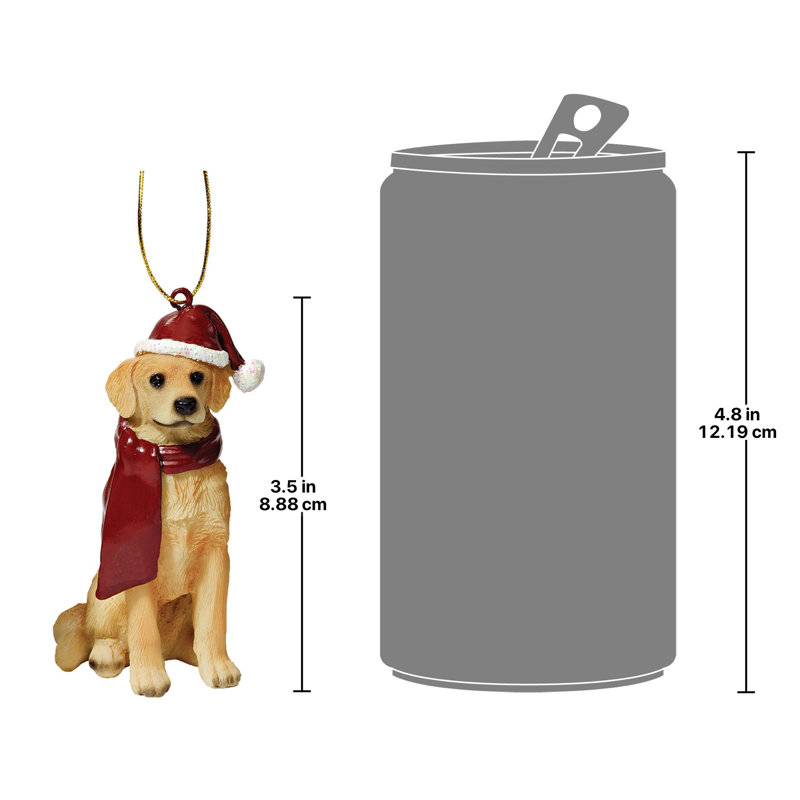 Golden Retriever Dog Holiday Ornament