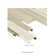 Madison Avenue Random Sized Metal Mosaic Tile in Beige