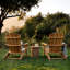 Chaise Adirondack pliante en bois massif Woking-18671097