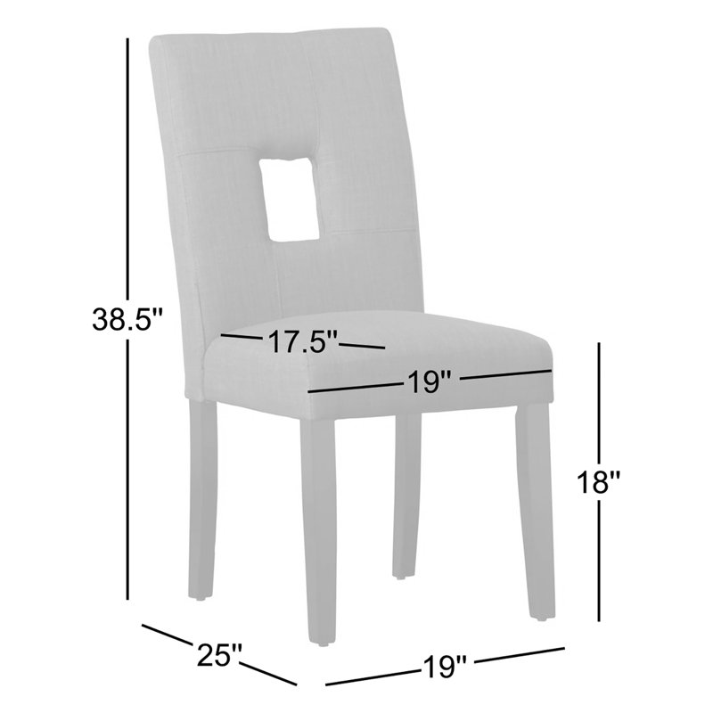 Chaise rembourrée Aayush