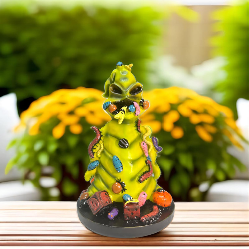 Statue de jardin Spooky Bug - statue d'extérieur idéale pour les décorations et les cadeaux d'Halloween