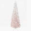 Sapin de Noël artificiel non éclairé 6 pi de hauteur, rose et blanc