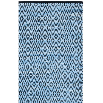 Tapis géométrique tissé à la main Montauk