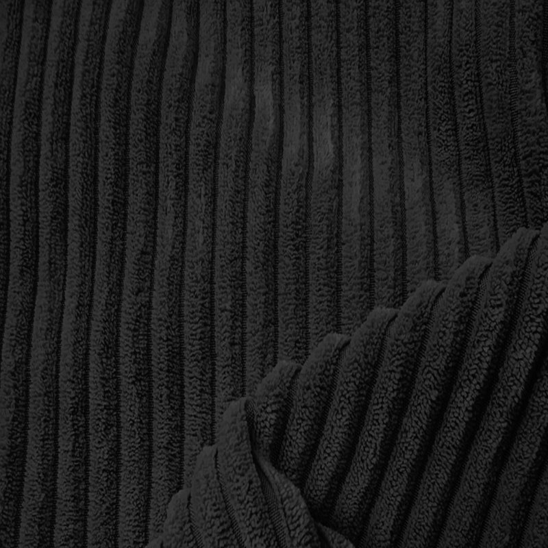 rucomfy Beanbags Slouchbag Large Corduroy Bean Bag Chair - Adult Bean Bag with Filling - Home Furniture Seating for Living Room or Bedroom - Machine Washable - 80 x 110cm
