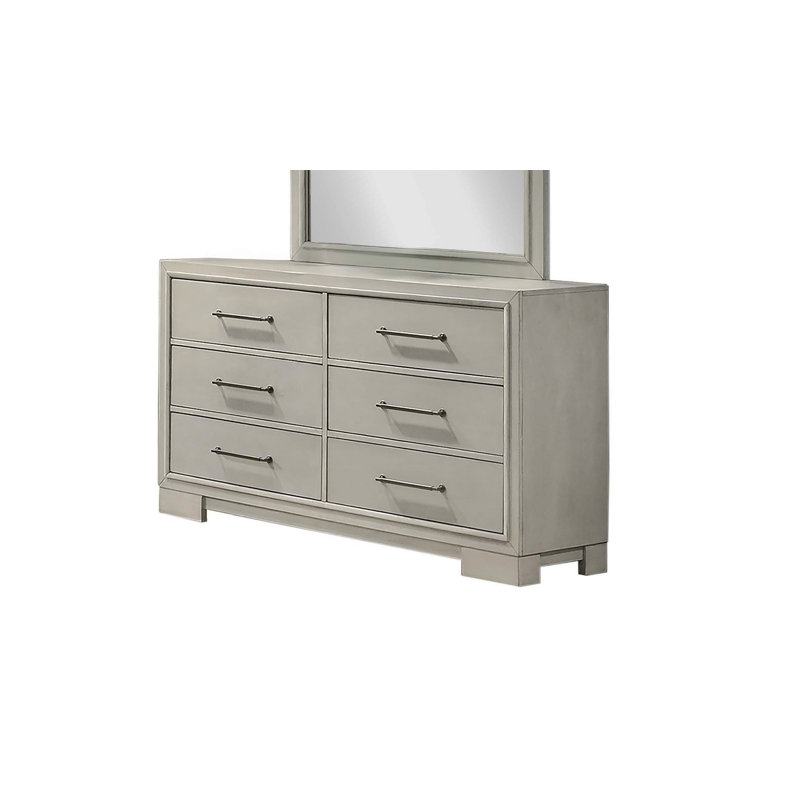 Mobilier de chambre à coucher de style campagne moderne avec commode carrée 1Pc