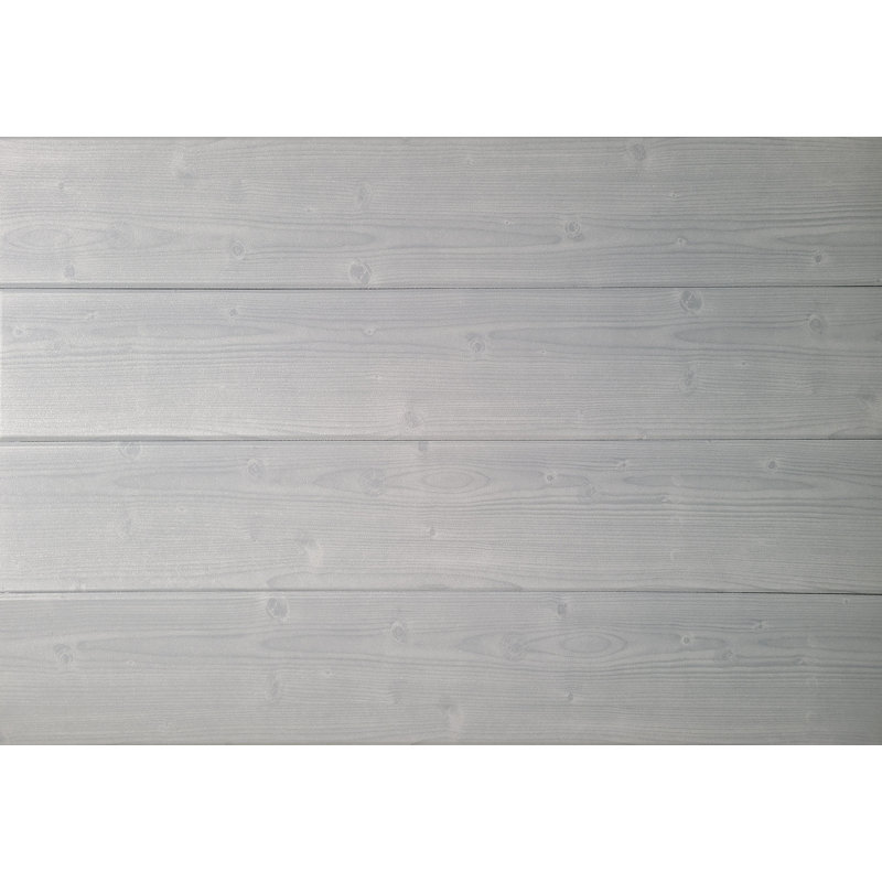 Carreau de plafond en polystyrène collé 3,28 pi x 0,55 pi, Gris délavé