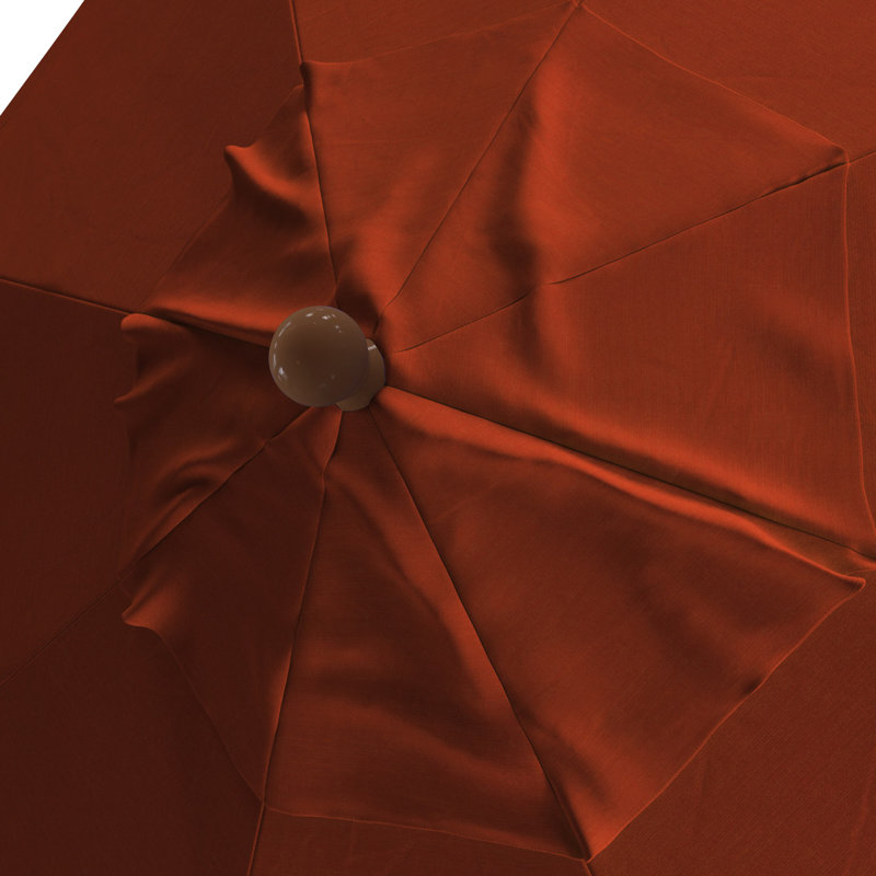 Parasol de marché 7 pi 6 po Kapree, Toile Brick Performance