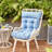 Outdoor/Indoor 3.5“ Dining Chair Seat Back Cushion-1534775252