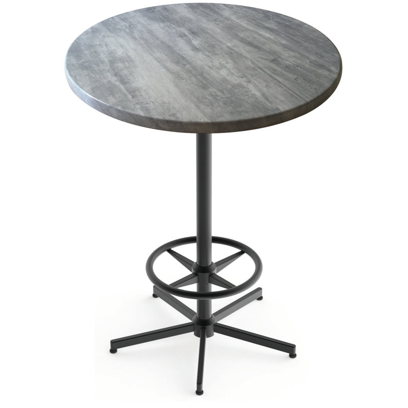 42" Tall, Indoor/Outdoor Table, Graystone, 36" L x 36" W