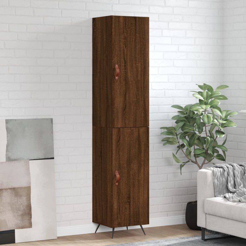 34.5cm Sideboard, Grey Sonoma