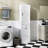 18.11"Bathroom Storage Cabinet with 1 Storage cabinet and 1 Drawer