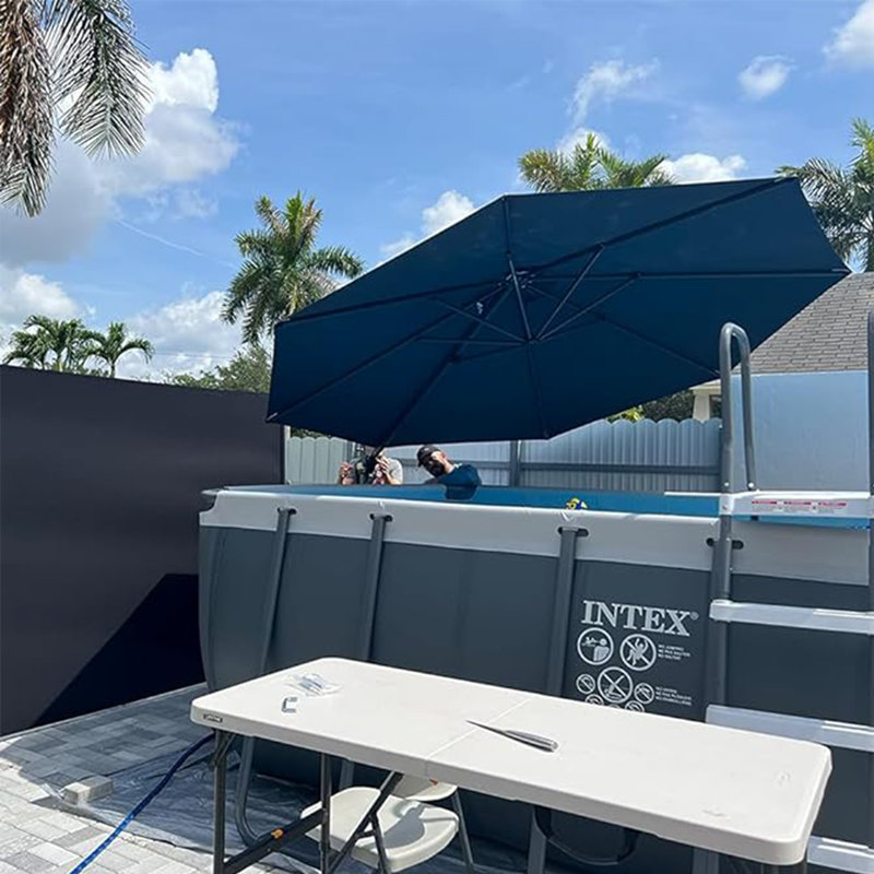 Parasol Sharile, Bleu marine, L 11 pi x P 11 pi