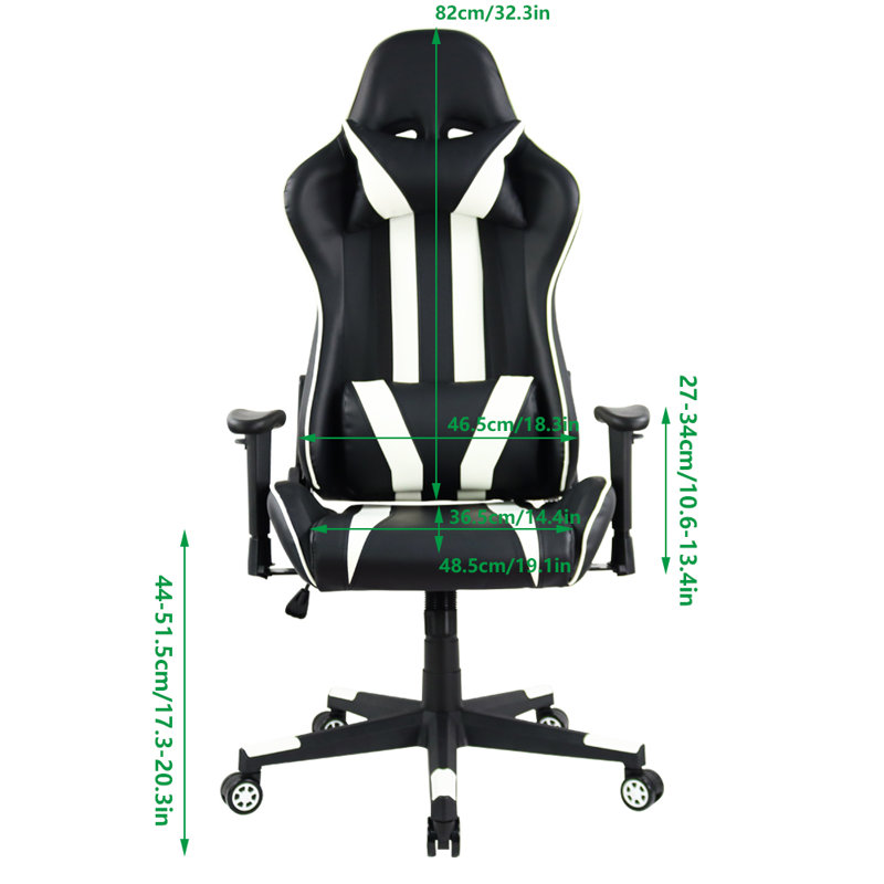 Fauteuil de jeu Inbox Zero, Blanc
