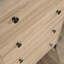 Commode 4 tiroirs, finition brune