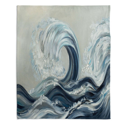 Couverture ondulée douce Sherpa Wave