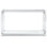 55.1 " W Glass Top Console Table