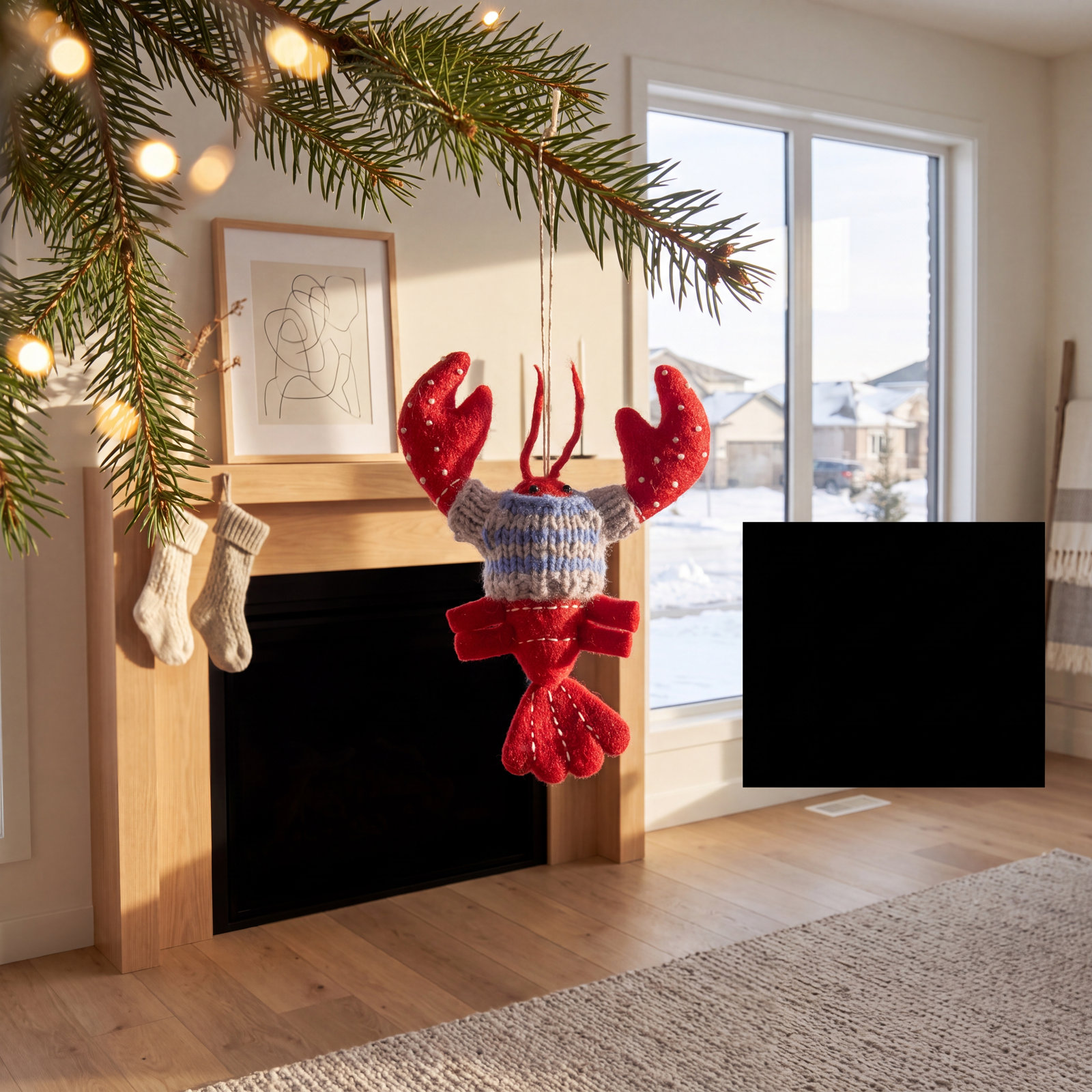 Nantucket Christmas Ornament 7"x 4.5"x 1.5"