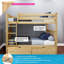 Lit superposé standard en bois massif Absecon-1387136066