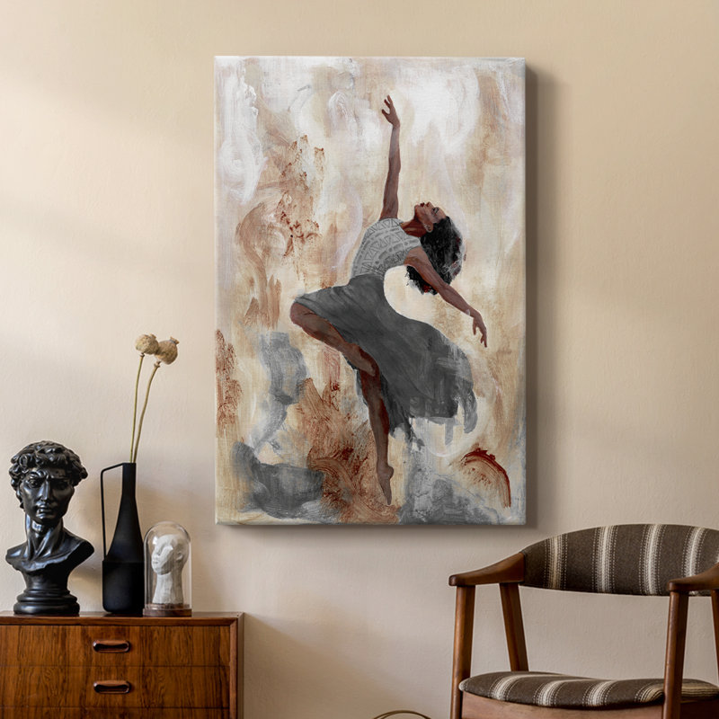 Beautiful Dancer I - galerie tendue sur mesure Cavas, H 60 po x l 40 po