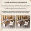 Bureau de luxe en métal fritté à hauteur réglable de 47,24 po Italian Light Electric-1154418375