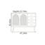 Buffet de rangement multifonctionnel en bois massif-1174554071