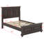 Lit en bois de style champêtre rétro-541325716-541325714