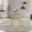 70.9-Inch Rectangular Dining Table for 8 with Adjustable Legs
