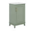 Modern Compact Bathroom Vanity Cabinet For Small Spaces, Stylish Storage With Ceramic Basin