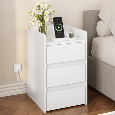 35cm W Bedside Table