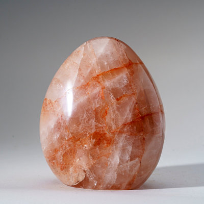 Genuine Polished Strawberry Quartz Flame Freeform (1.4 Lbs)