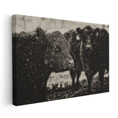 «Its Snowing Black and White», reproduction d'art sur toile