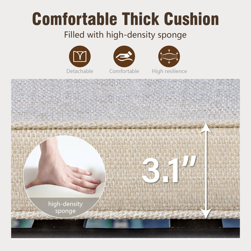 Outdoor Dining Armchair With Cushion