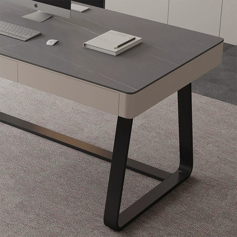 Modern rectangular desk, 29.53"H*78.74"W*27.56"D