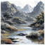 Couvre-lit matelassé Mountain River-126404670