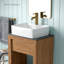 Lavabo vasque 19 po Rennes en blanc brillant