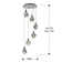 Dunecrest 6 -Light Cluster Teardrop LED Pendant