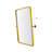 Bellatrix Metal Rectangle Wall Mirror-227436448