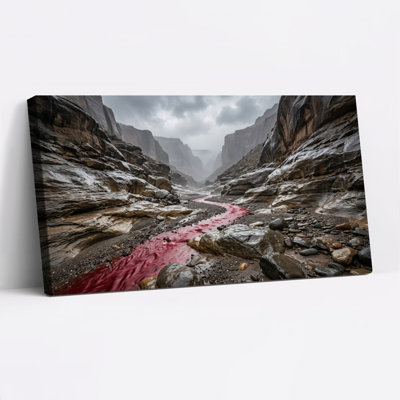 Red River Canvas Wall Art Oil Painting Print Set Of 1