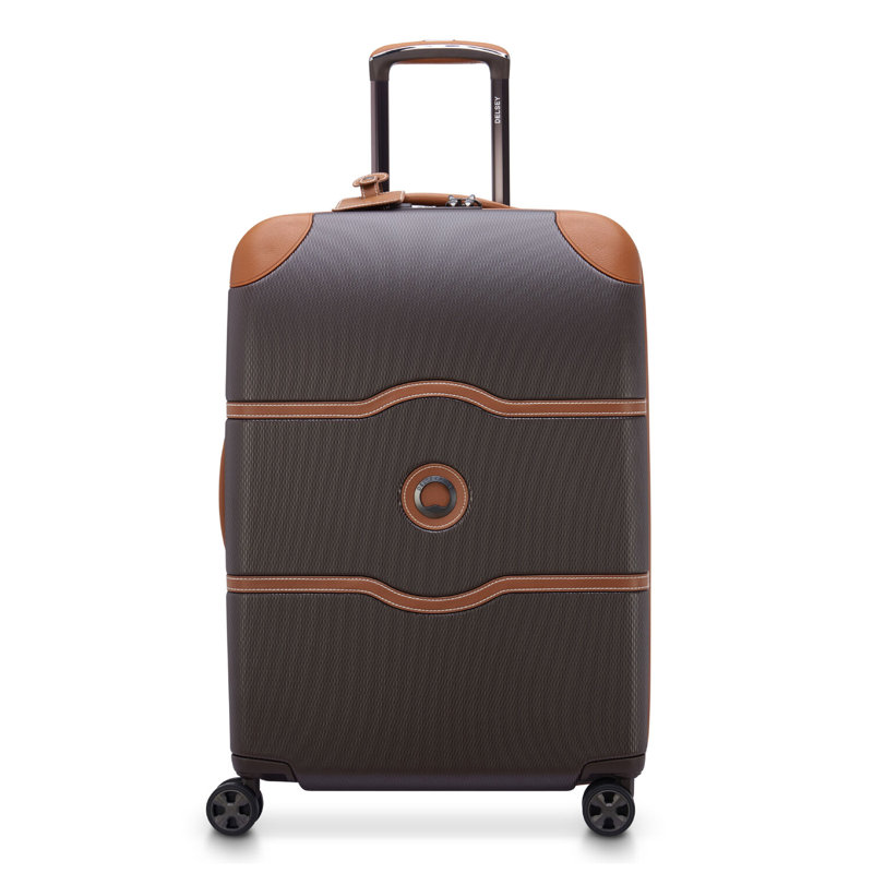 Valise Delsey Chatelet Air 2.0 24 po avec roulettes en chocolat, Brun